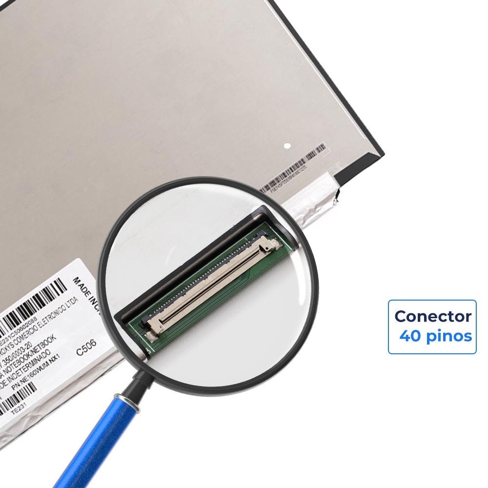 Tela 16" LED Slim IPS Para Notebook Part Number NE160WUM-NX1 V18.1