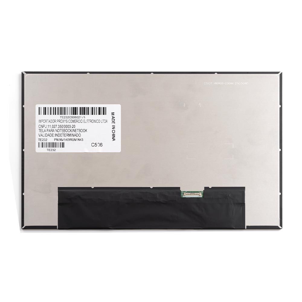 Tela 14" LED Slim IPS Para Notebook Part Number B140UAN04.7 HW0A