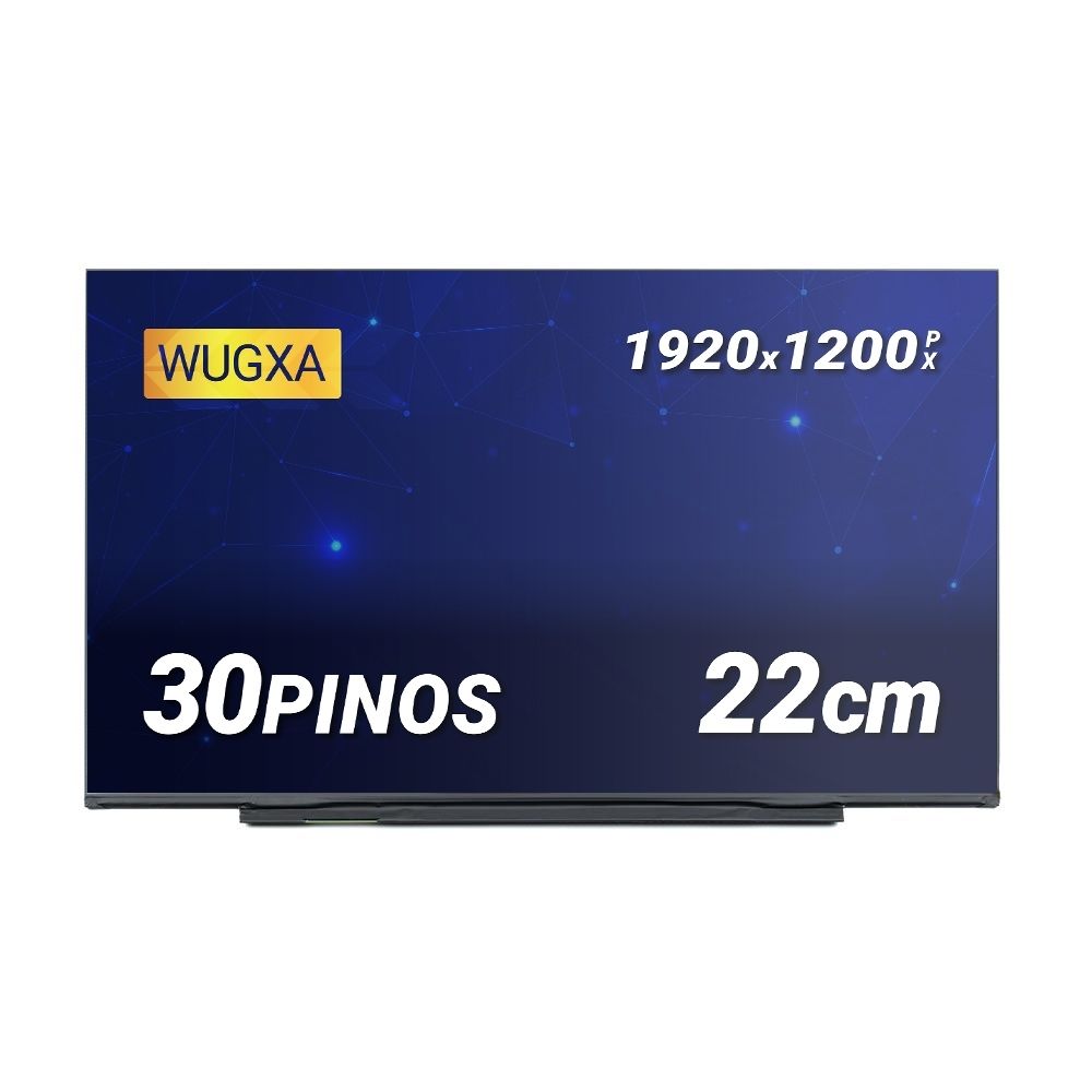 Tela LED Slim IPS de 15.3" para Notebook Part Number B153UAN03.0 Fosca 1920 x 1200 30 Pinos qualidade A+ e 12 meses de garantia