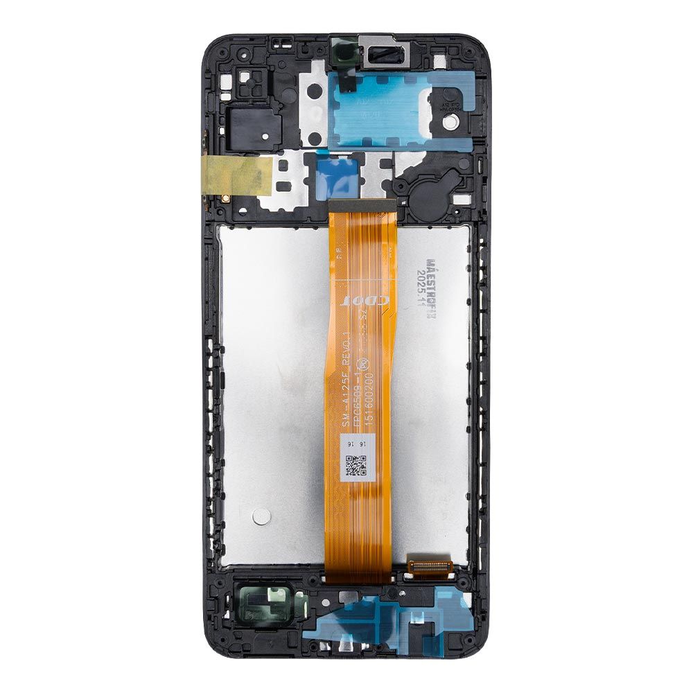 Tela Frontal Display LCD Touch Compatível Samsung Galaxy A12 A125 A127 Com Aro