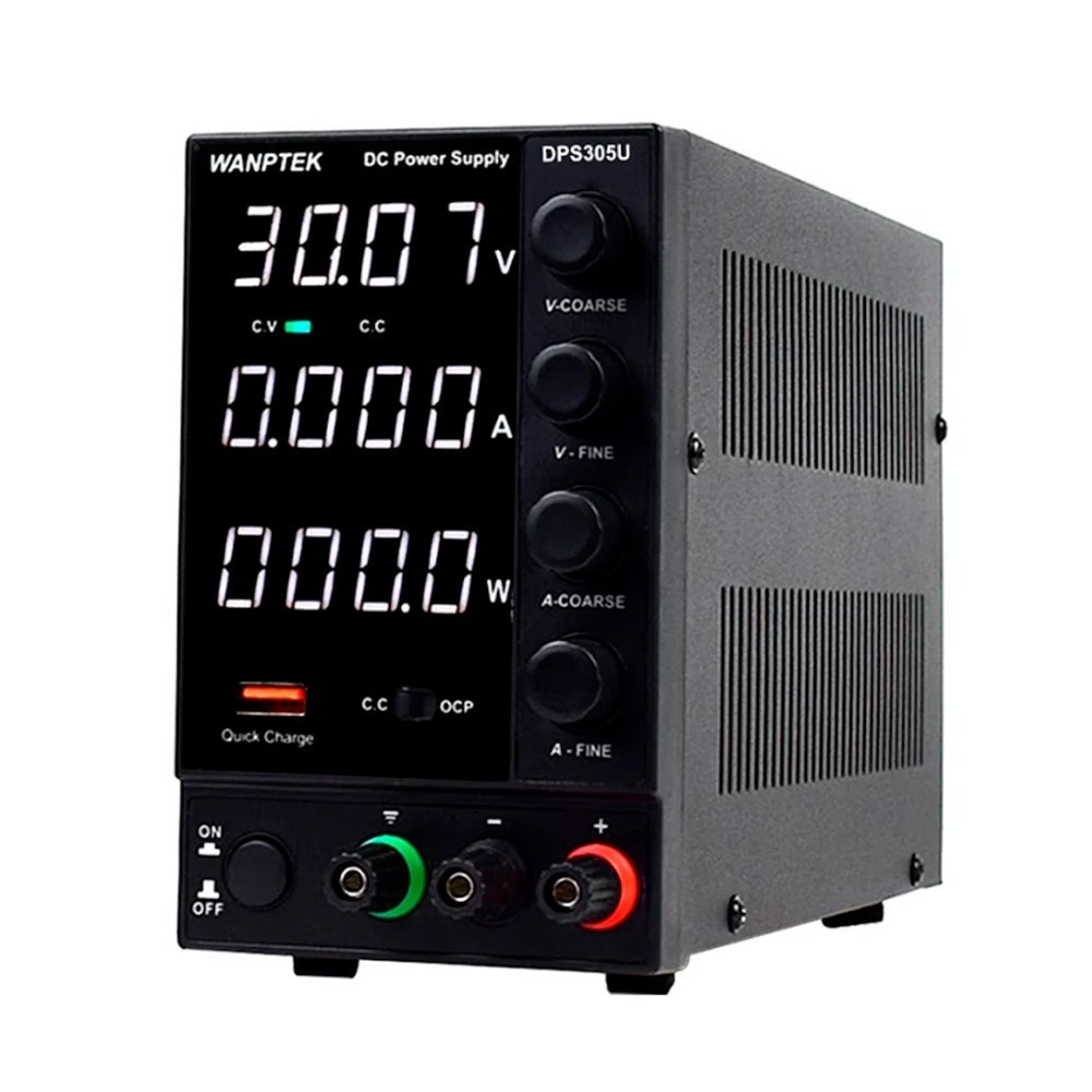 Fonte de Bancada Wanptek DPS305U 30V 5A 150W
