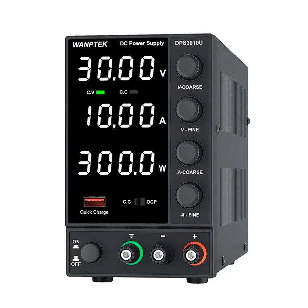 Fonte de Bancada Wanptek DPS3010U 30V 10A 300W