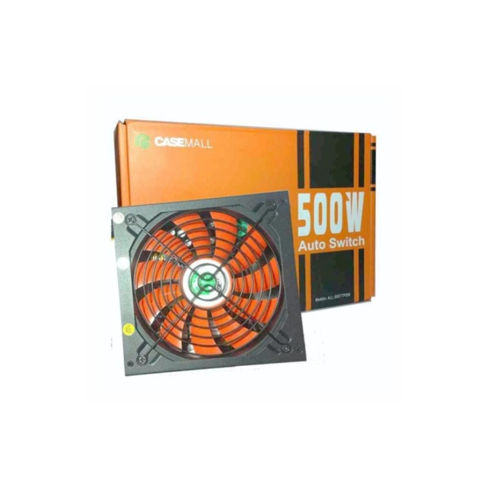 Fonte Casemall Auto Switch V2.3, 500W, Bivolt, Preto - ALL-500TPPSW