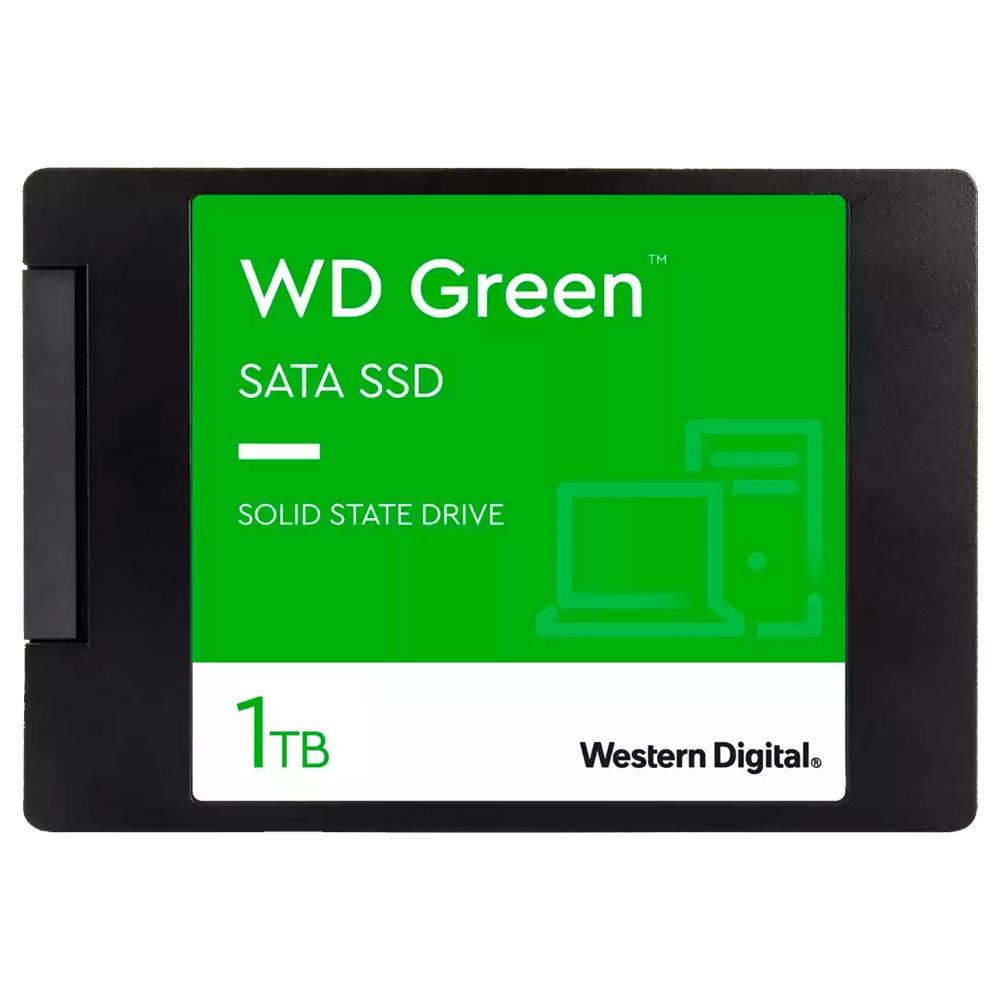 SSD WD Green 2.5" 1 TB SATA III 6Gb/s Leitura 545 MB/s Gravação 430 MB/s - WDS100T3G0A