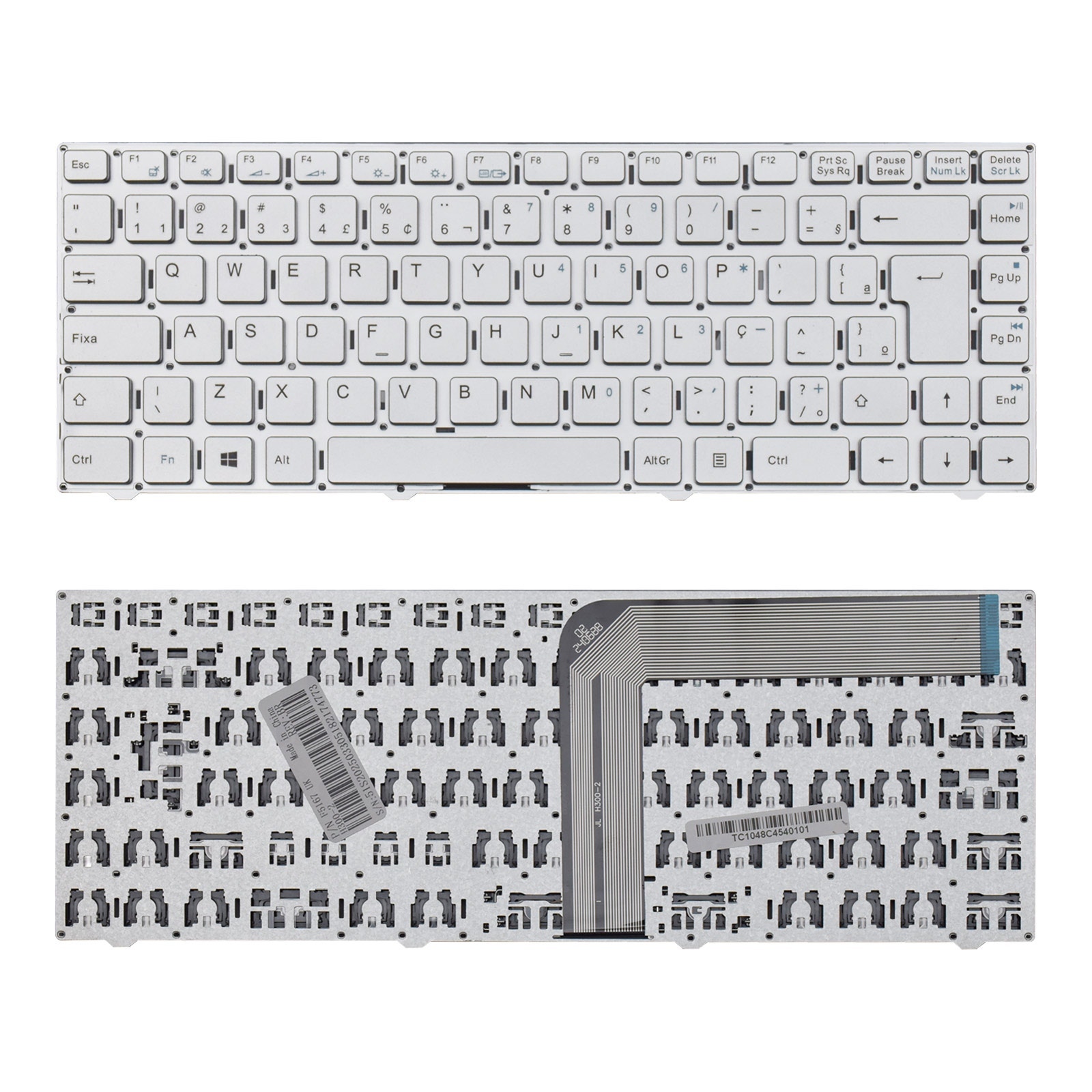 TECLADO SONY VAIO SVF142 SVF14E BLANCO ESPAÑOL (S/MARCO). – Soluciones
