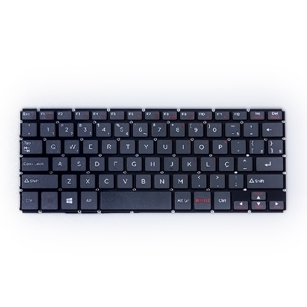Teclado para Notebook Positivo Duo C4128B | Preto ABNT2