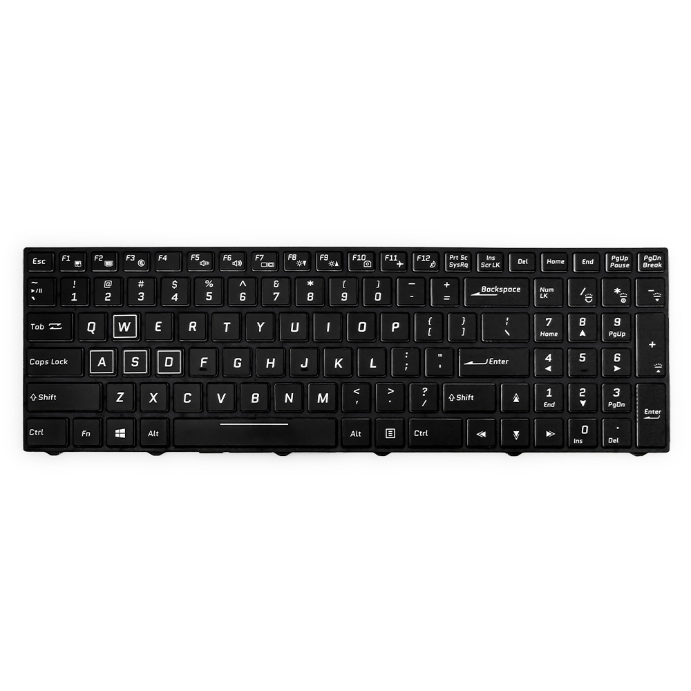 Teclado para Notebook Avell Full Range W1745 MX | Preto ABNT2