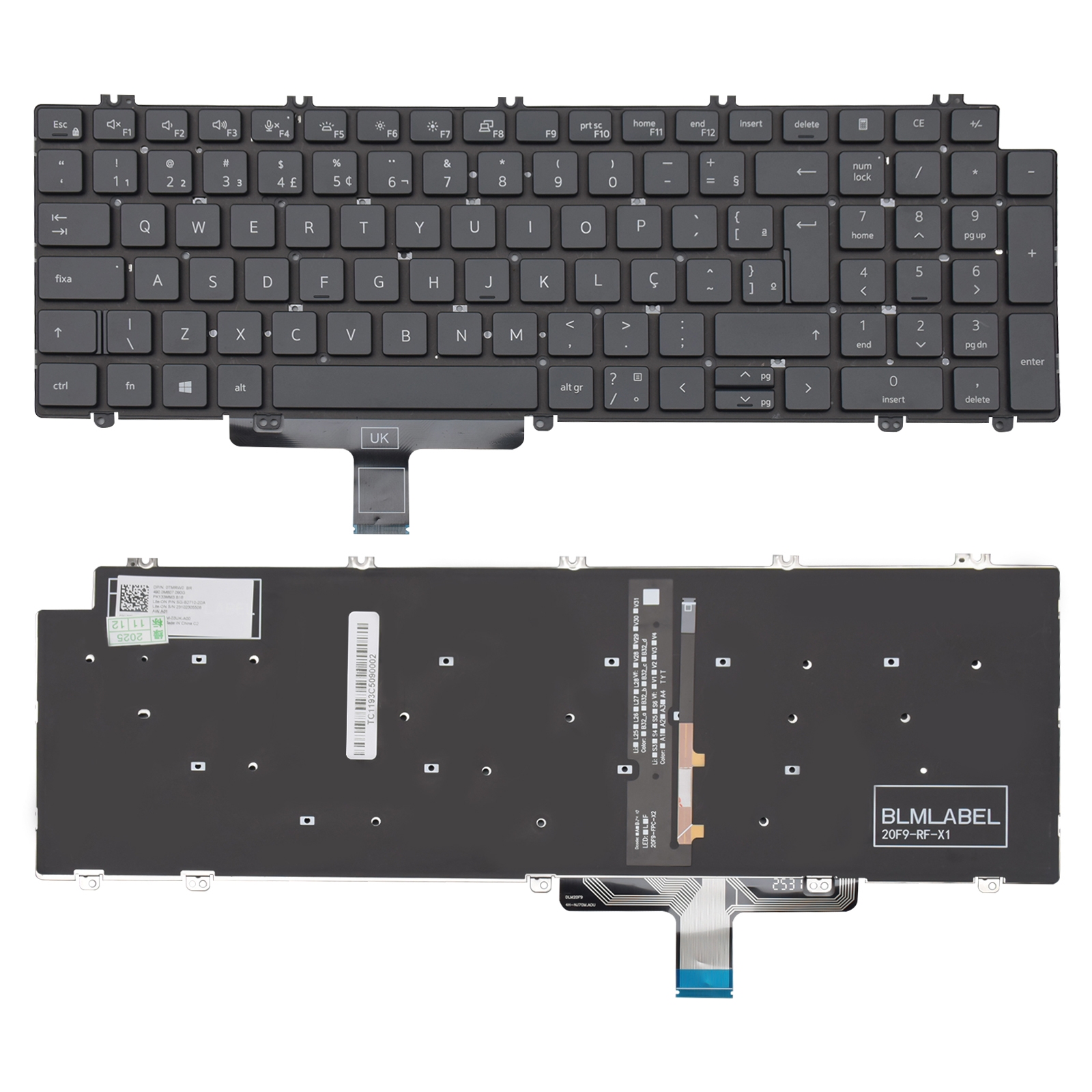 Teclado para Notebook Dell Latitude 3540 (Após 2020)