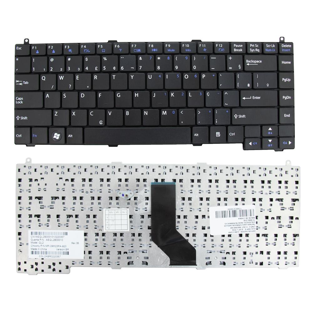 Teclado para Notebook LG R480 | Preto ABNT2 - Enter Pequeno