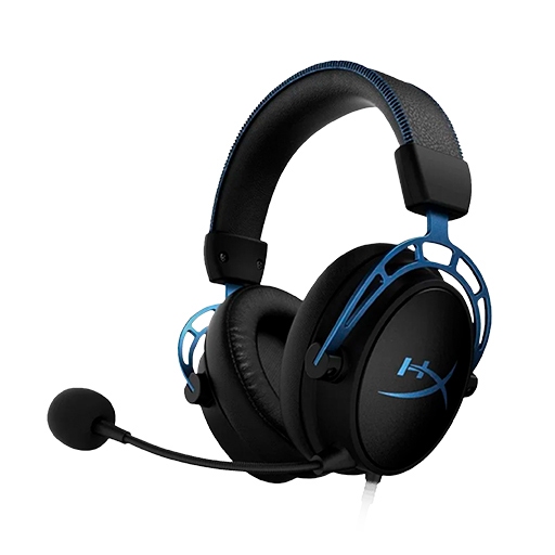 imagem de um headset hyperx