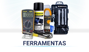 Ferramentas para manutenção eletrônica na bringIT! Multímetros, sprays de limpeza, alicates amperímetros, pastas térmicas e kits de ferramentas com os melhores preços. Confira!