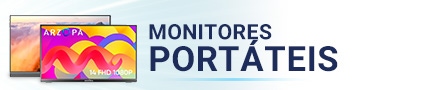 Monitores portáteis para diversas aplicações. Amplie sua área de trabalho com os monitores portáteis da bringIT. Confira os modelos!