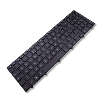 imagem de um teclado para notebook com o fundo branco