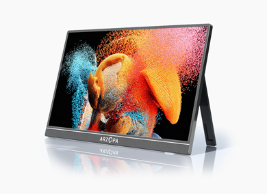 Monitor portátil Arzopa A1 de 15.6 polegadas e tela FullHD