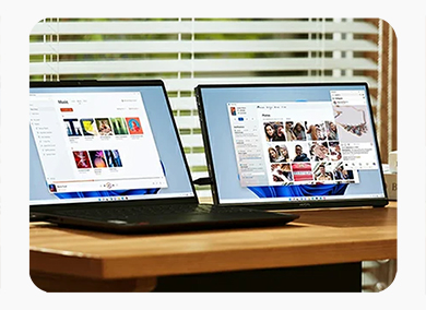 Monitor portátil Arzopa A1S ao lado de um notebook