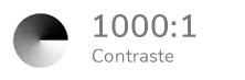 Contraste de 1000:1